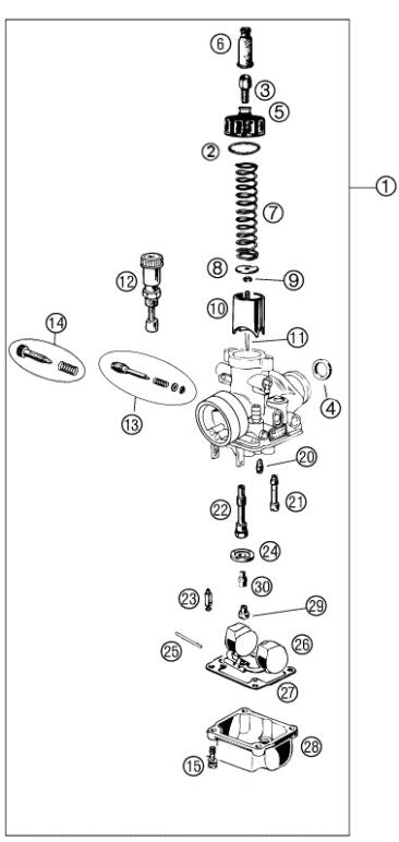 CARB - FLOAT RETAINER PIN #22