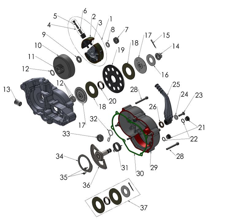 TOOL - PULLER - CLUTCH & FLYWHEEL - CX50