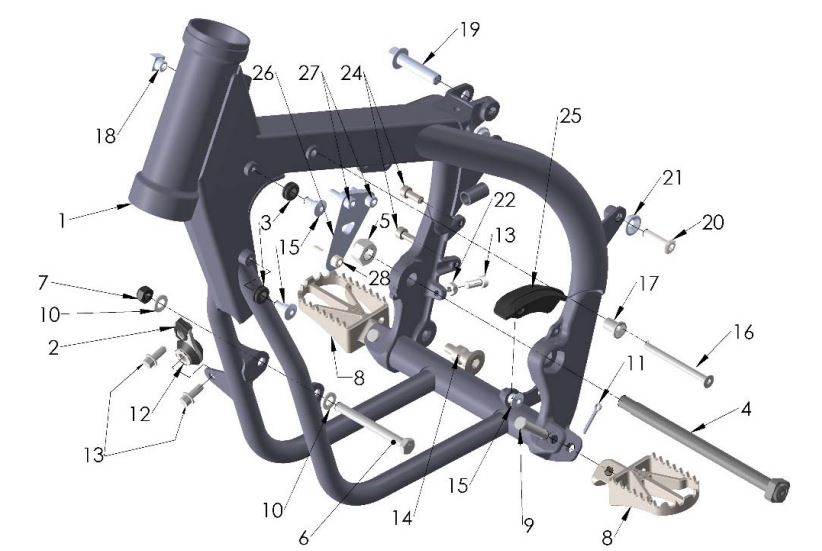 CLEVIS PIN - FOOTPEG
