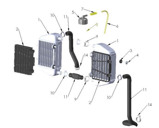 RADIATOR CAP 1.4 BAR THREADED