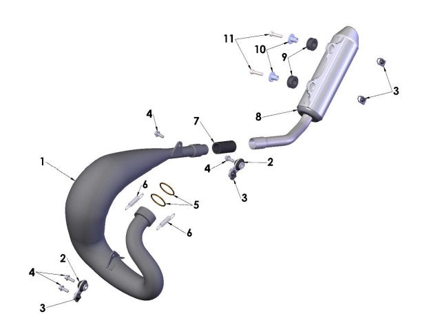 REPACK KIT - LONG SILENCER