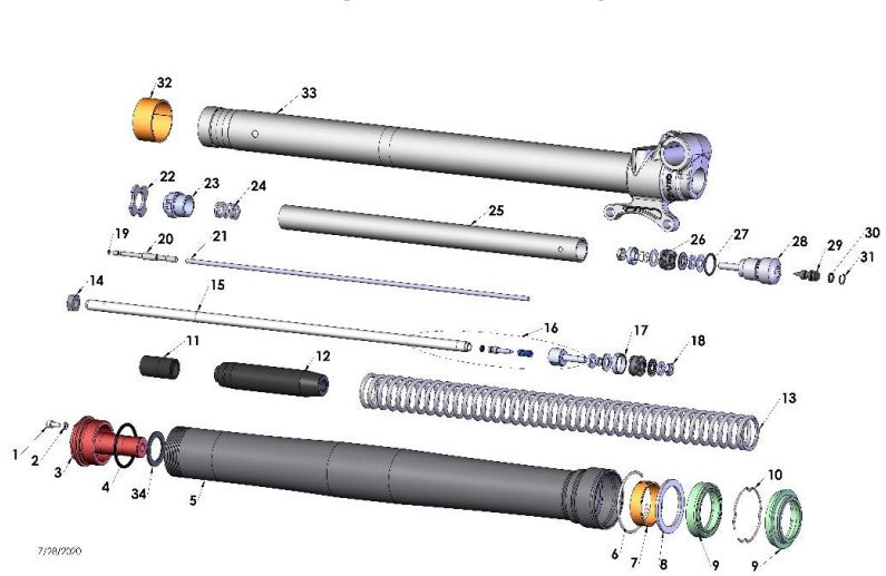 FORK SEAL & SWIPER KIT 37MM - SKF