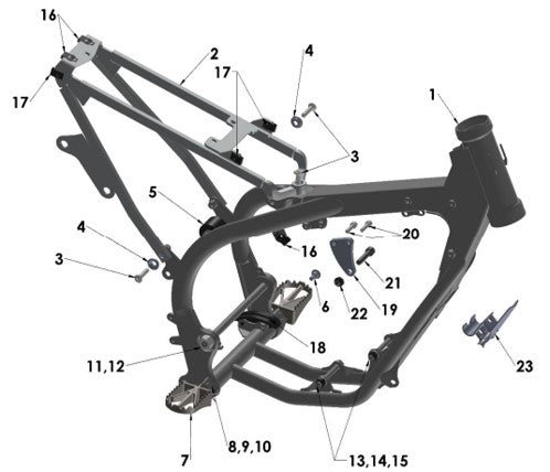 SUBFRAME CX65 2022