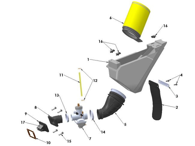 CLAMP, AIR BOOT TO AIR BOX