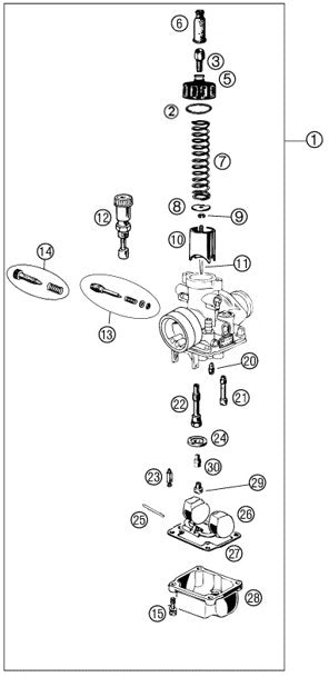 CARB - FLOAT BOWL GASKET - DELLORTO