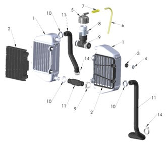 GROMMET - RADIATOR MOUNT - 50SR/65