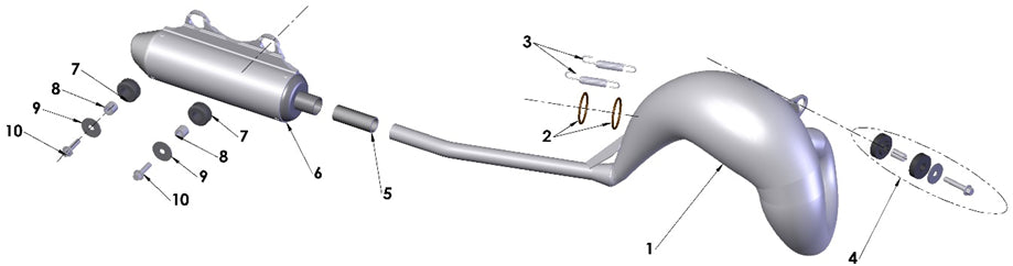 GROMMET KIT PIPE & SPACER
