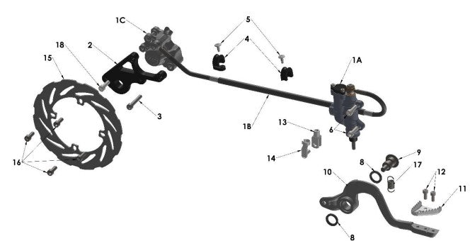 KIT - BRAKE PAD - SEMI METALIC - CARD 2 PISTON