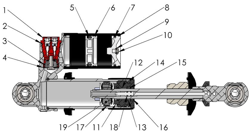 BUSHING - SHOCK SHAFT - CARD
