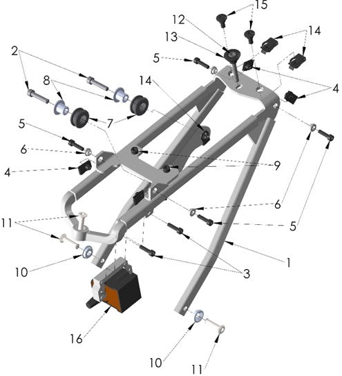 COMPRESSION LIMITER - SUB FRAME - LOWER MOUNT-SR&65 2021
