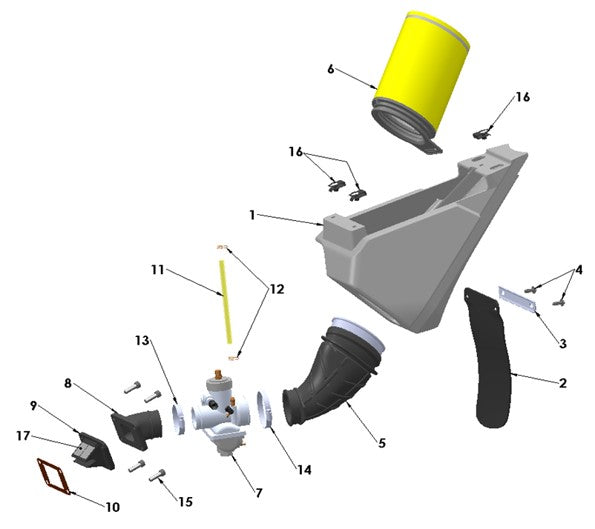 CLAMP, AIR BOOT TO AIR BOX