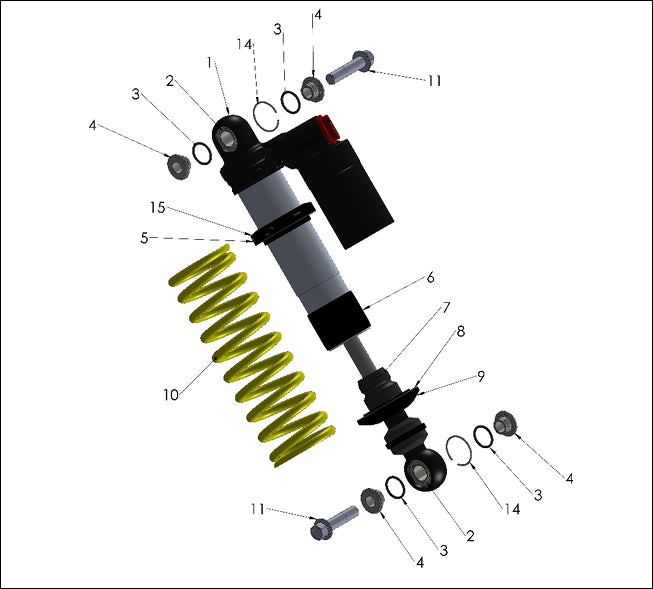 M10 X 39 FLANGE HEAD - SHOCK BOLT