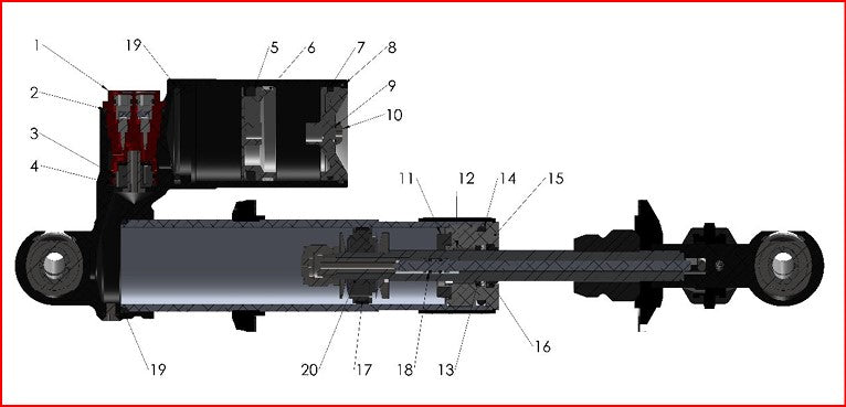 BUSHING - SHOCK SHAFT - CARD