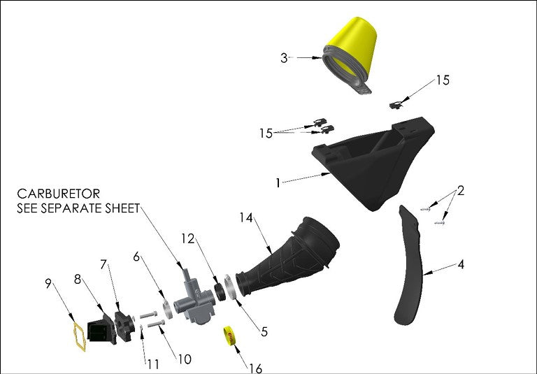 REED ASSY - TASSINARI V FORCE