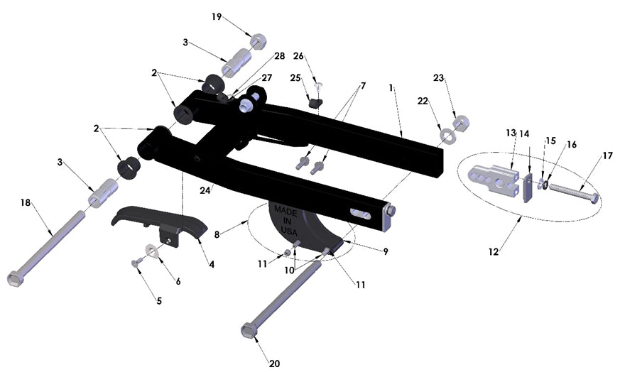 ENDCAP - WHEEL PULL - KING & CM