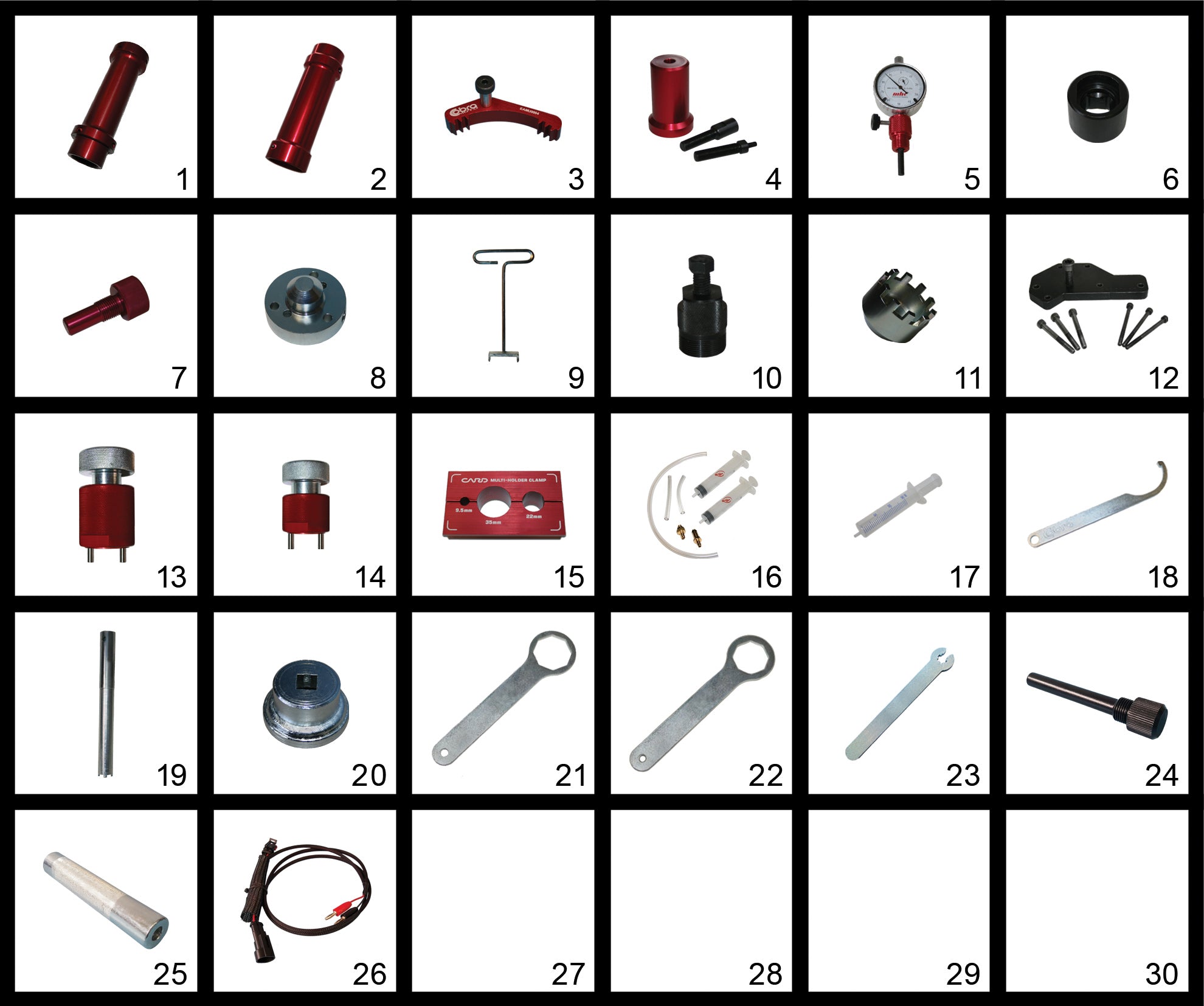 Â Â TOOL - SPOKE NIPPLE WRENCH - ALUMINUM SPLINED