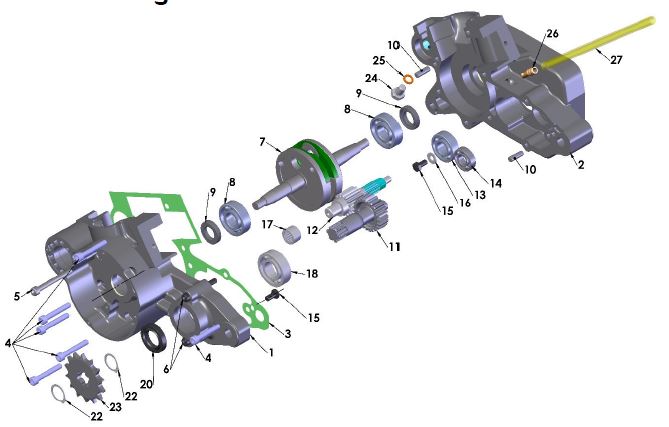 BEARING - TRANS. SEC. GEAR