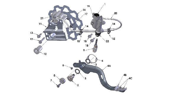 BRAKE - MASTER CYLINDER - REAR - FORMULA