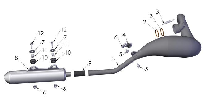 SLEEVE - PIPE/ SILENCER KING