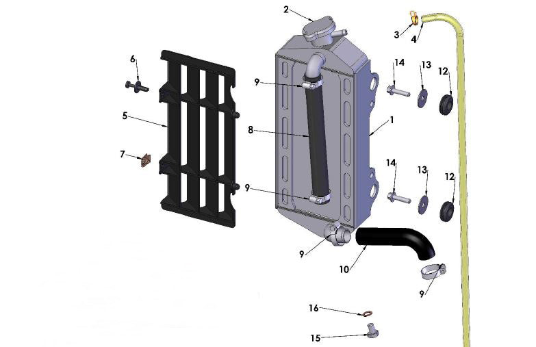 RADIATOR LOUVER-CX65