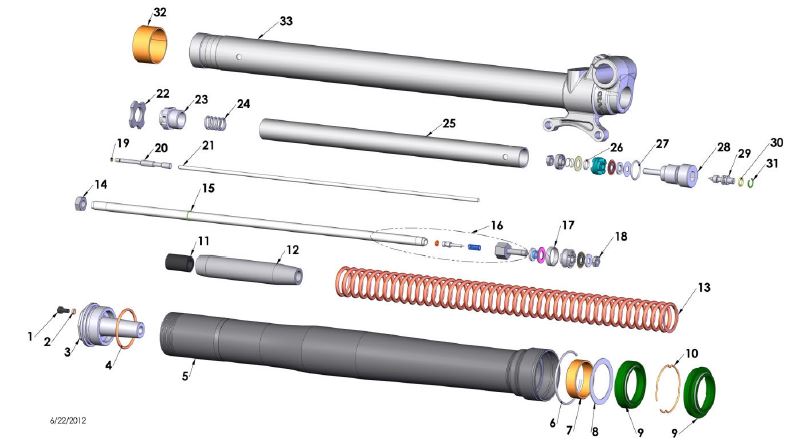 FORK SEAL & SWIPER KIT 37MM - SKF