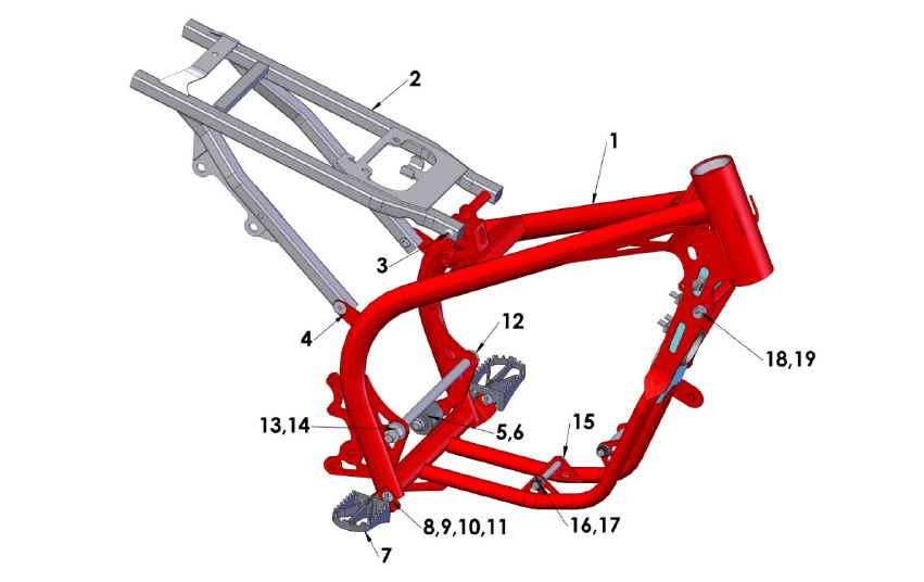 SPRING - FOOTPEG ULTRA WIDE