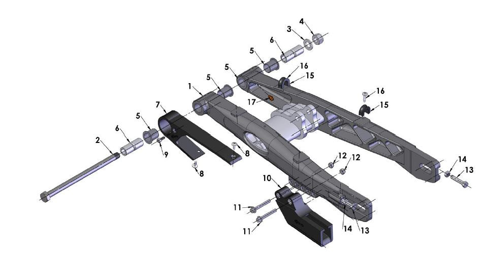 GUARD - CHAIN (TOP) - FOR SWINGARM