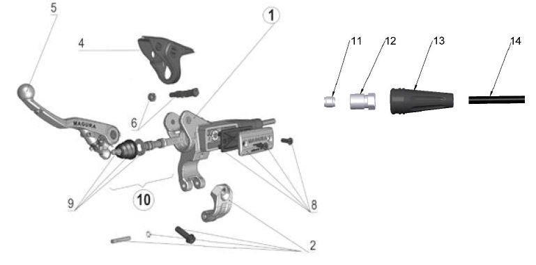 LEVER - MAGURA CLUTCH - 2016