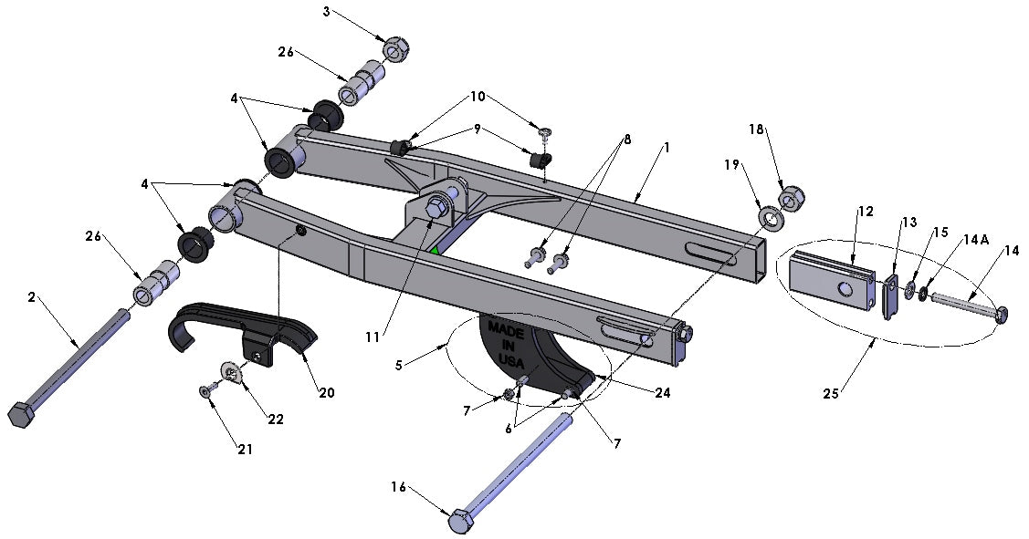 SWINGARM BUSHING 1-INDIVIDUAL
