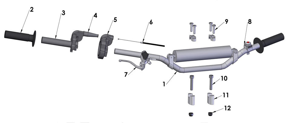 HANDLEBARS - MICRO BARS - 50CC