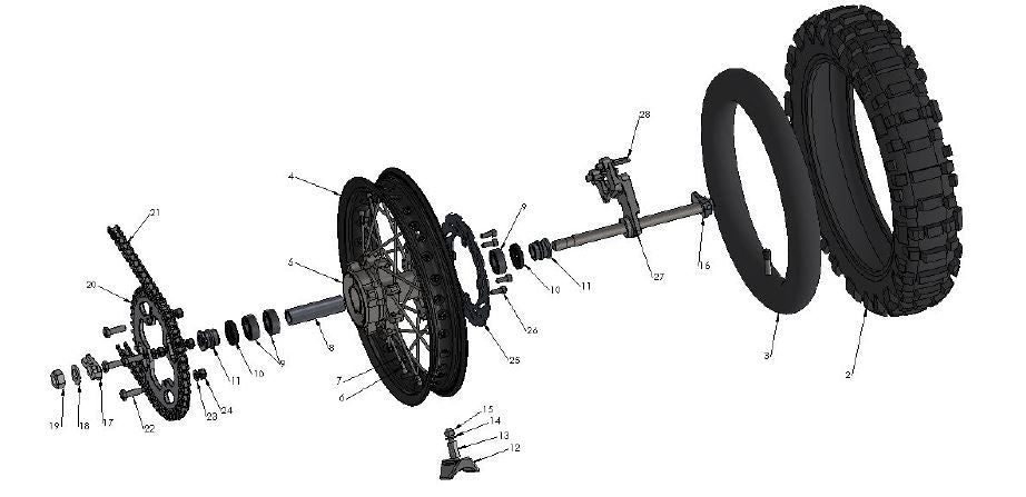 CARRIER - BRAKE CALIPER - CX65 - CARD 2 PISTON