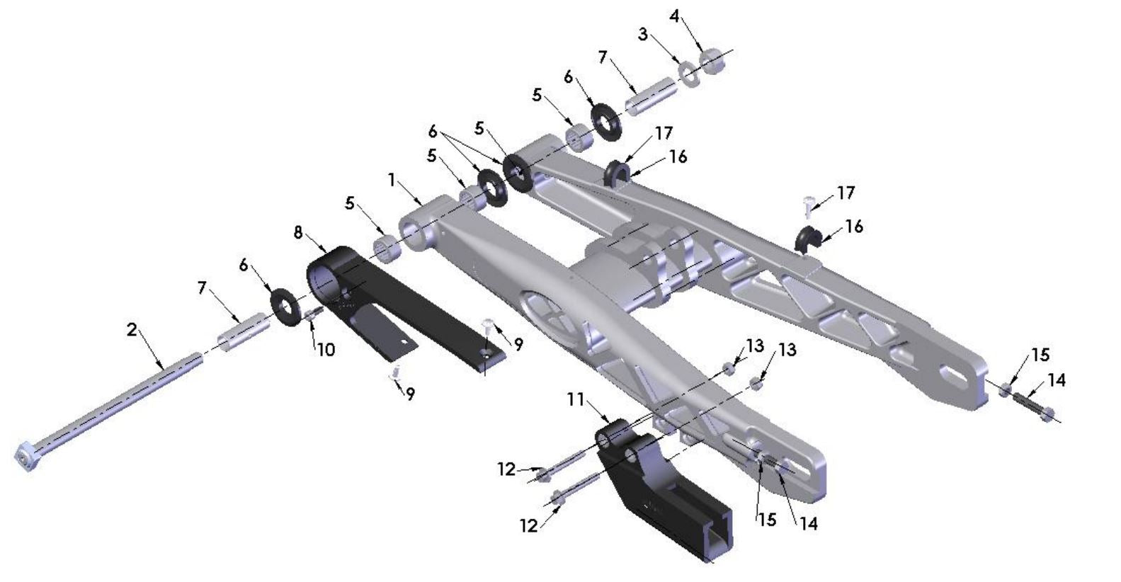 SEAL THRUST BEARING - SWINGARM PIVOT CX65