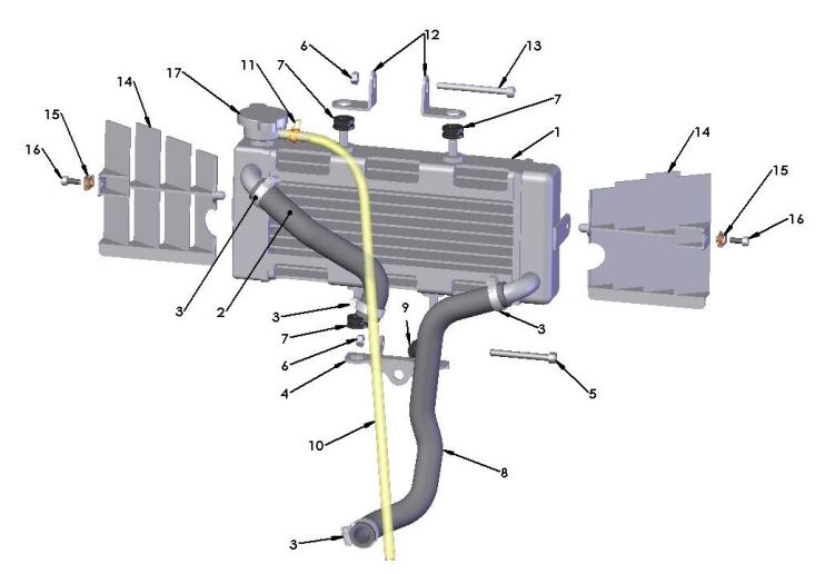HOSE RADIATOR OVERFLOW JR/P3
