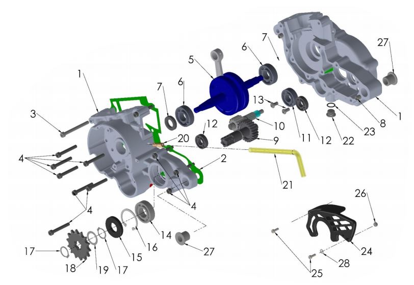 SEAL OUTPUT - CX50 VENOM