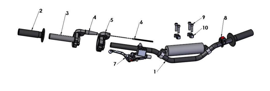 HANDLEBARS - MICRO BARS - 50CC