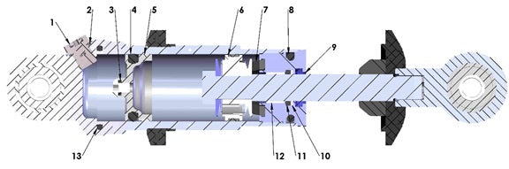 SPACER - X RING SEAL - SHOCK - CARD