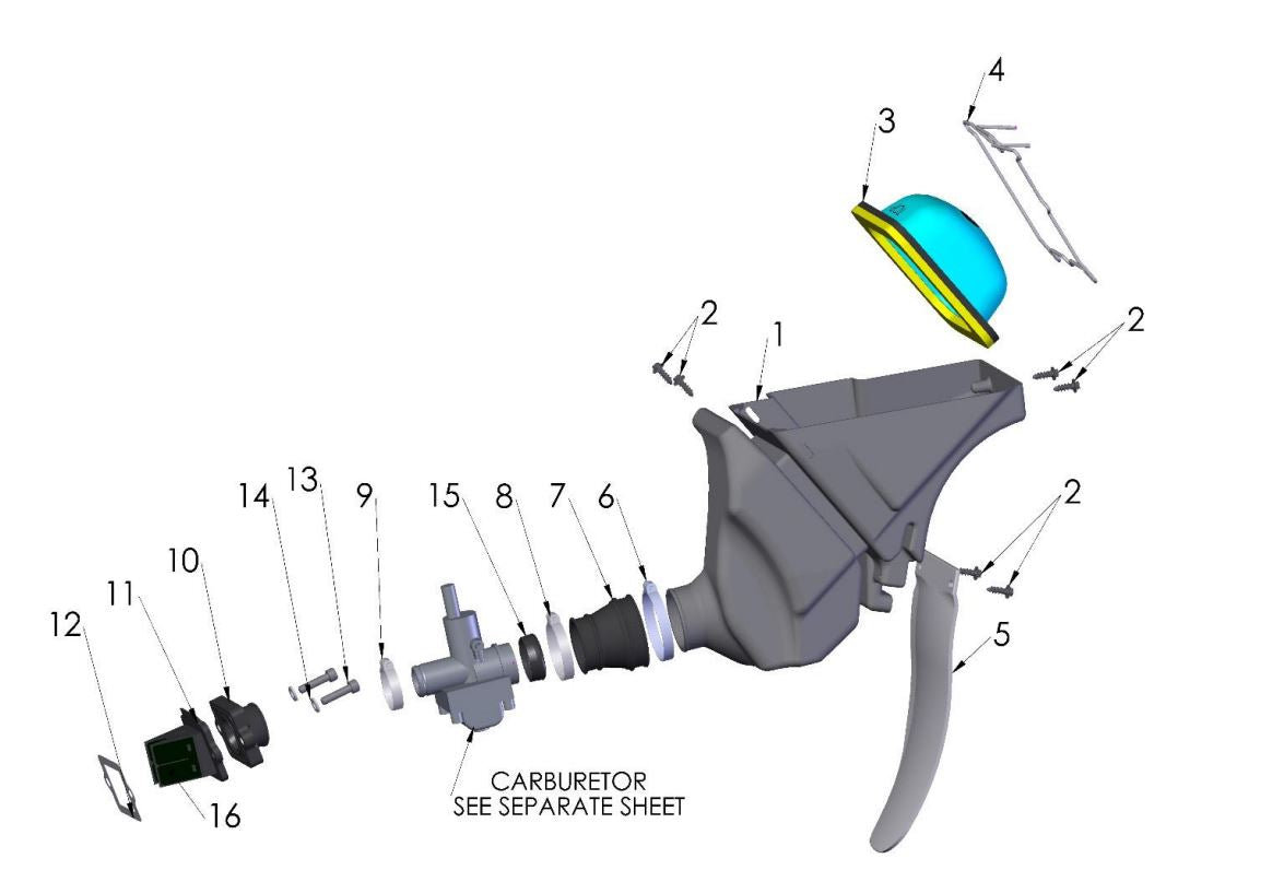 REED ASSY - TASSINARI V FORCE