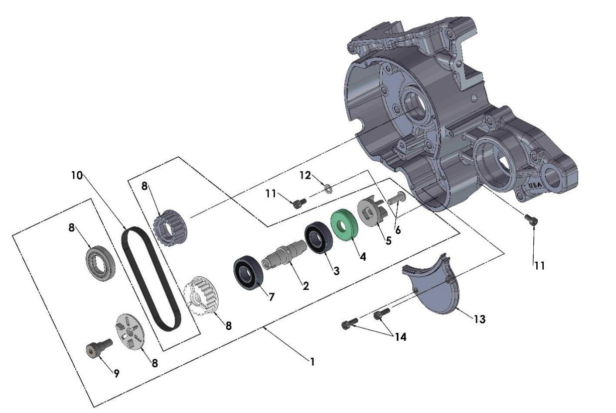 BELT - WATERPUMP -1/4 IN