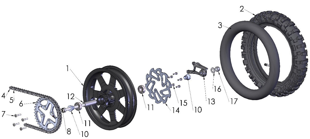 R/B PCMU0106 - CHAIN - CX50 - 102L NEEDS CUT FOR KING/JR/P3