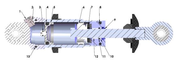 SPACER - X RING SEAL - SHOCK - CARD