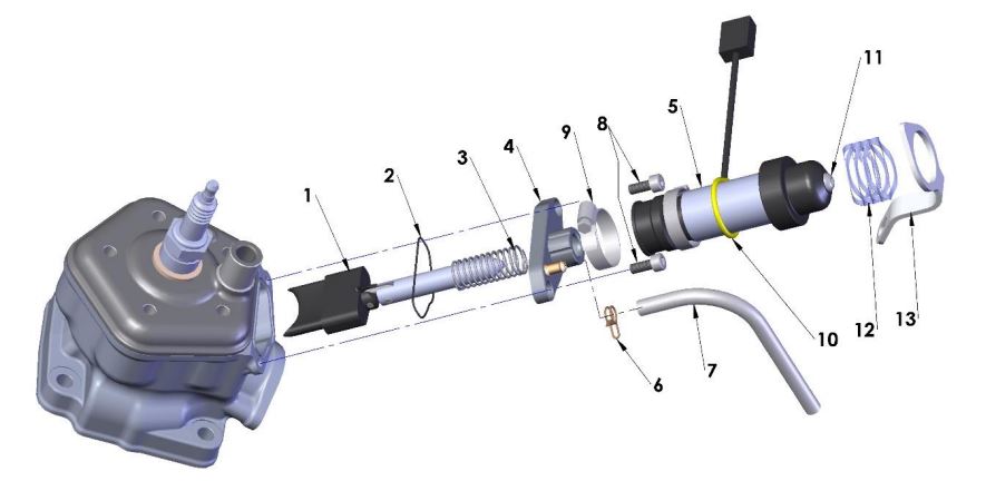 COVER - POWER VALVE - CX65