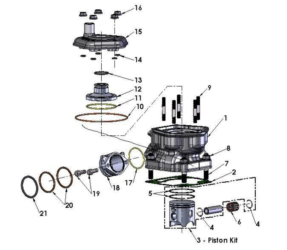 CYLINDER HEAD INSERT - 2015 & LATER