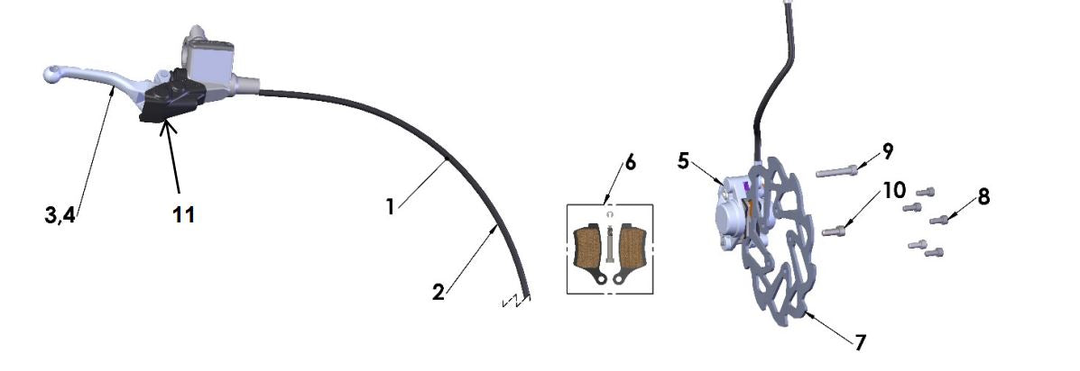 KIT - PISTON AND SEALS - CARD 2 PISTON - ALUMINUM