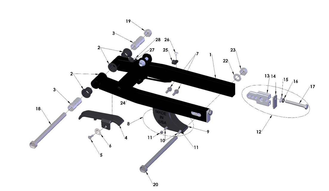 CHAIN GUIDE - SLIDER BOTTOM