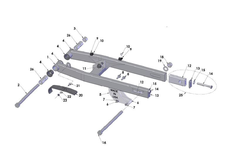 SWINGARM BUSHING 1-INDIVIDUAL