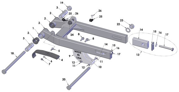 SWINGARM BUSHING 1-INDIVIDUAL
