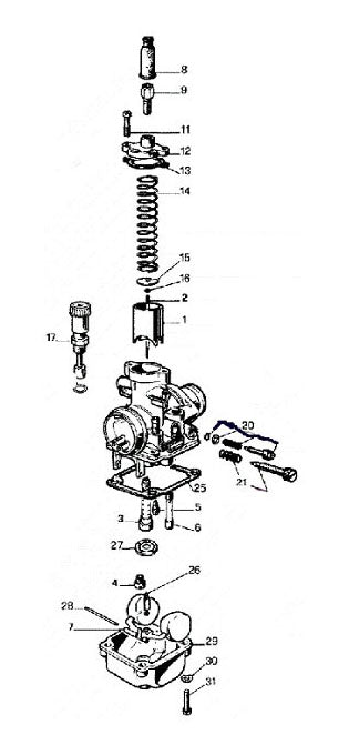 CARB - FLOAT NEEDLE - DELLORTO