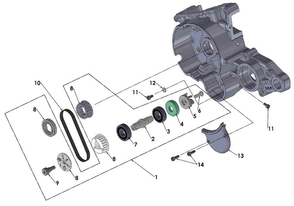 WATERPUMP KIT 50CC VENOM