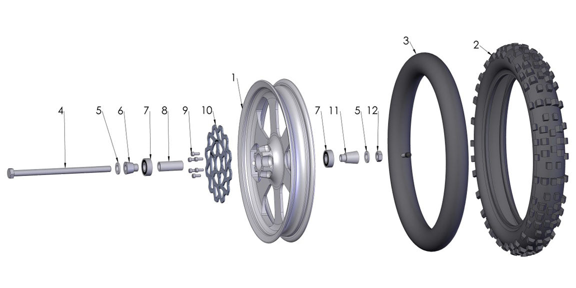 SPACER WHEEL FR & RR LH - BLACK